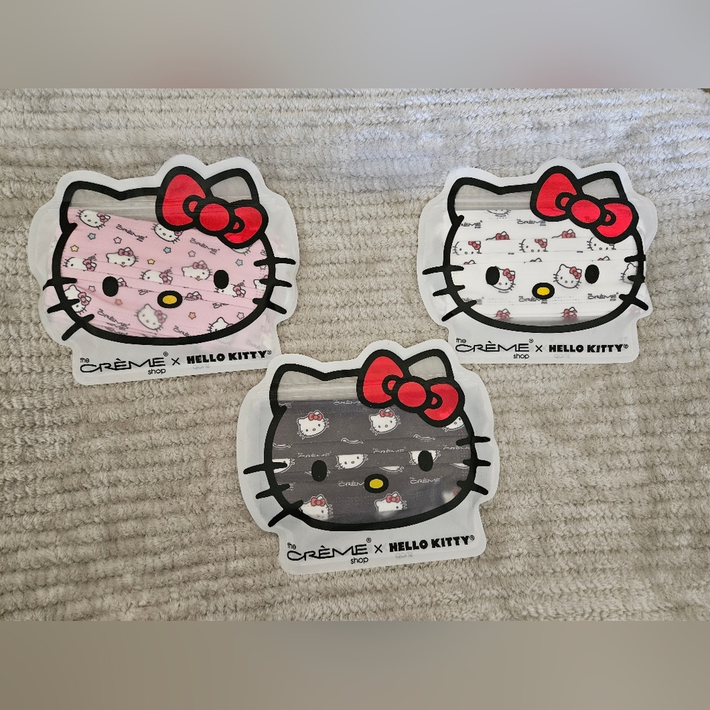 The Creme Shop HELLO KITTY disposable face masks